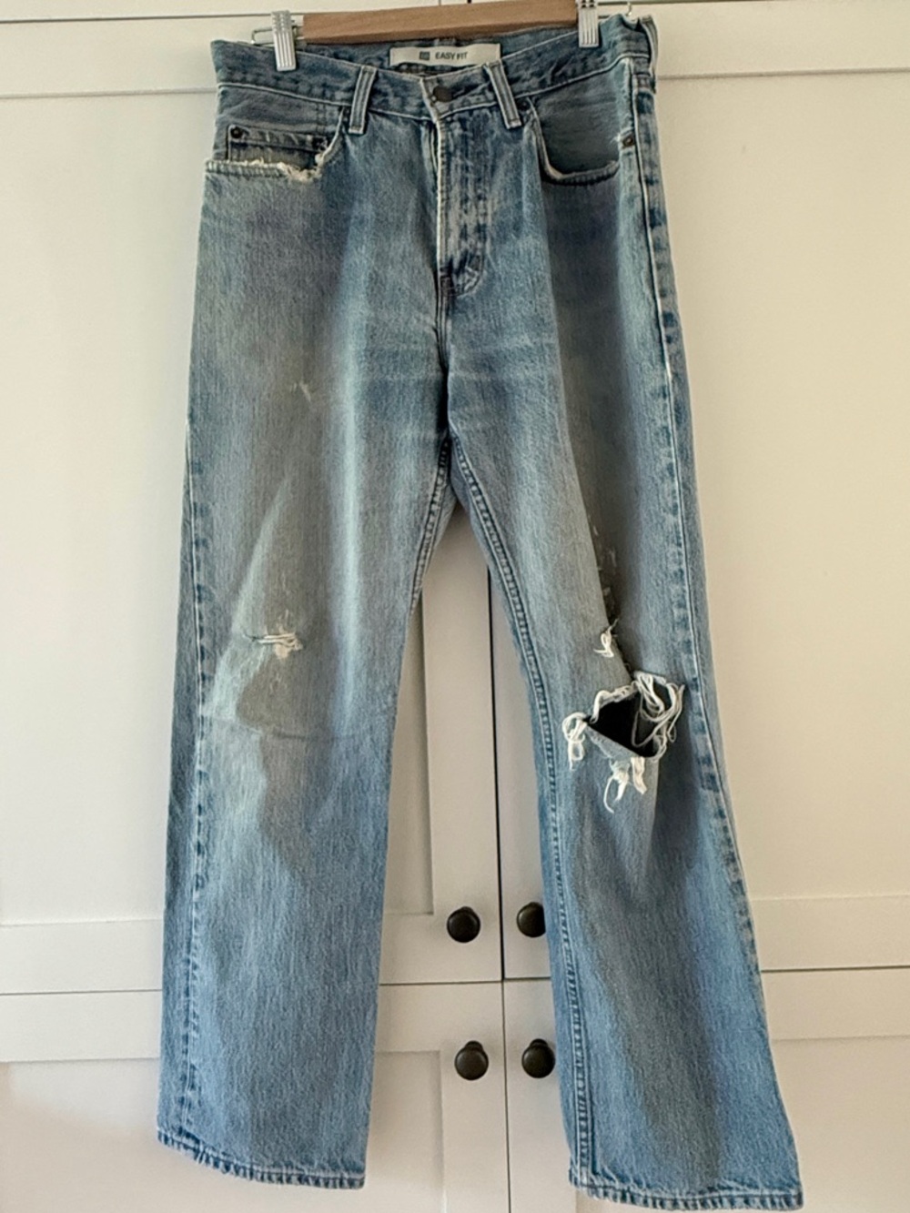 GAP Easy Fit Distressed Jeans